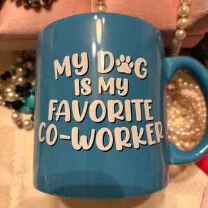 My Dog is my Favorite Co-Worker Oversized Coffee Mug